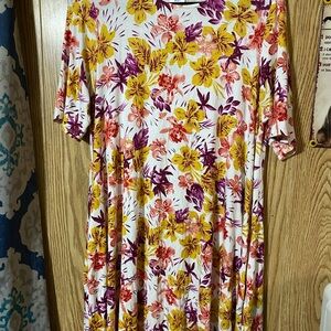 Agnes & Dora Floral Swing Tunic Size XL NWT